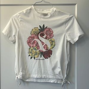 5/$25 Scotch & Soda White Floral Tee Girl’s 14